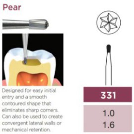 Operative Carbide Bur, Pear, RA-010