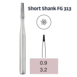 Operative Carbide Bur, Taper Flat End, Short FG-009