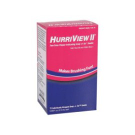 HurriView II Snap-n-Go Swabs Plaque Indicating .15mL Rd Indvdly Wrpd 72/Bx