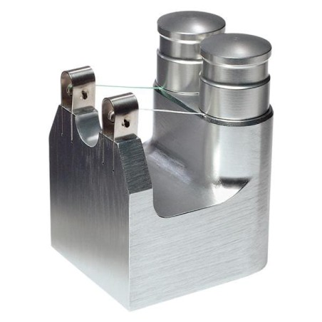 SafeDispense Floss Dispenser Dual Aluminum Ea