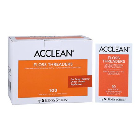 Acclean Floss Threader 10/Package 1000/Bx