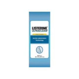 Listerine UltraClean Waxed Teflon Floss 90 Yards Professional Refill Ea