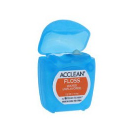 Acclean Floss Waxed 12 Yards Unflavored Patient Size 72/Bx