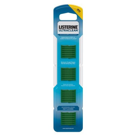 Listerine UltraClean Refill Heads Flosser Mint 28/Pk