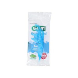 GUM Flosser Advanced Care Curvy Fresh Mint Blue 3/Package Patient Pack 48Pk/Bx