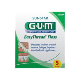 GUM EasyThread Floss Threader Sample Pack 5/Package 100/Bx