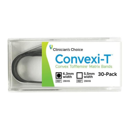 Convexi-T Tofflemire Dead Soft Matrix Band 0.025 mm Thin 30/Pk