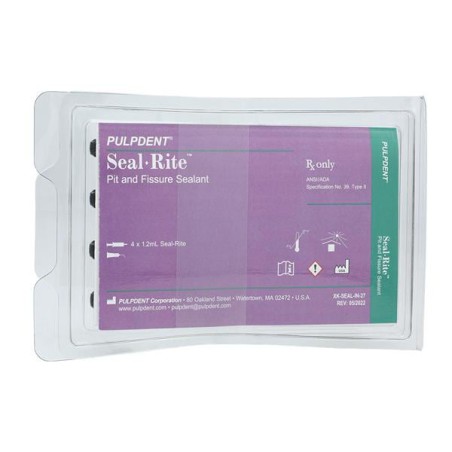 Seal-Rite Pit & Fissure Sealant 1.2 mL Syringe Kit Off White 4/Pk