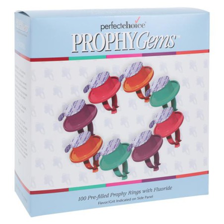 Prophy Gems Prophy Paste Medium Assorted Flavors 100/Bx