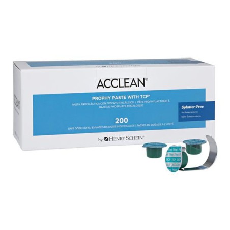 Acclean with TCP Prophy Paste Fine Mint 200/Bx