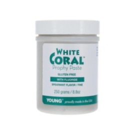 Coral Prophy Paste Fine Spearmint With Fluoride 8.8 oz Jar 9oz/Jr