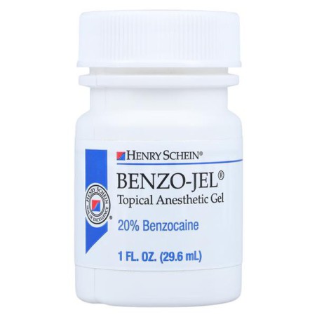 Benzo-Jel Topical Anesthetic Gel Raspberry 1oz/Jr