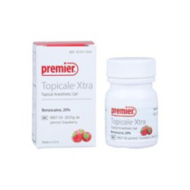 Topicale Xtra Topical Anesthetic Gel Jammin' Strawberry 1oz/Jar