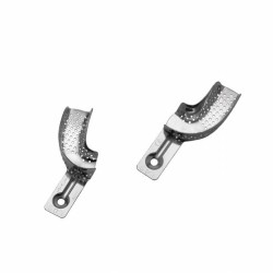 Aluminum Half Impression Trays No. 4 (Medium), PK/2