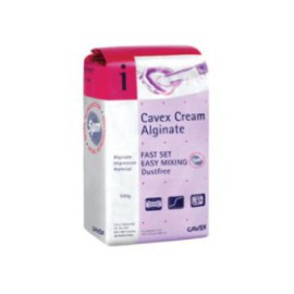 Cavex Cream Dust Free Alginate 500 Gm Pouch Package Fast Set Ea