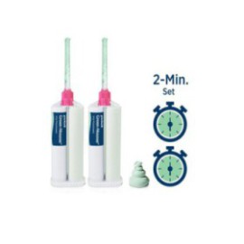 Green-Mousse Scannable Bite Registration 2 Minute Set Splt Crtrdg Pkg 2/Pk