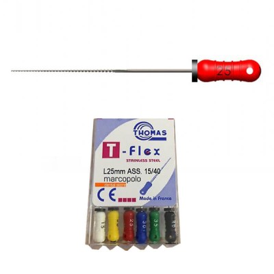 Thomas K-File T-Flex 25mm No. 20 Stainless Steel