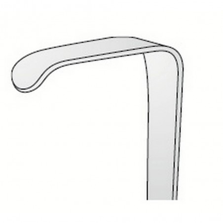 Retractor Langenbeck 40x10mm