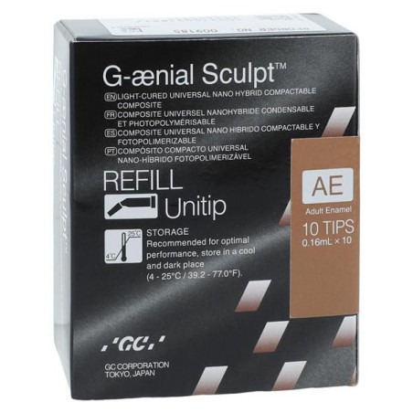 G-aenial Sculpt Universal Composite AE (Adult Enamel) Unitip Refill 10/Pk