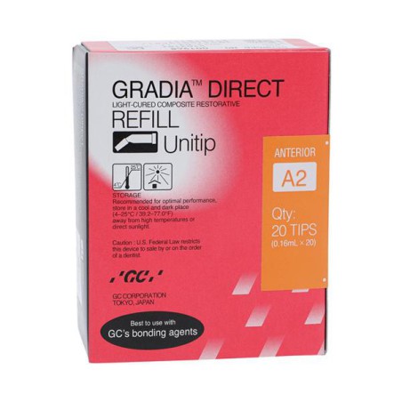 Gradia Direct Universal Composite A2 Unitip Refill 20/Bx