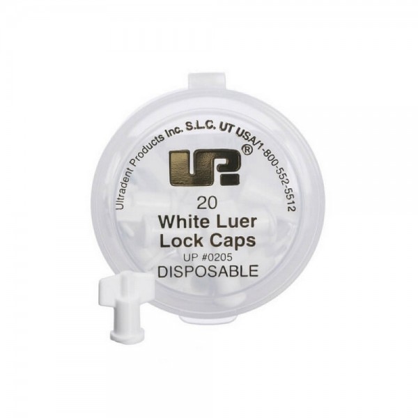 Luer Lock Cap, White