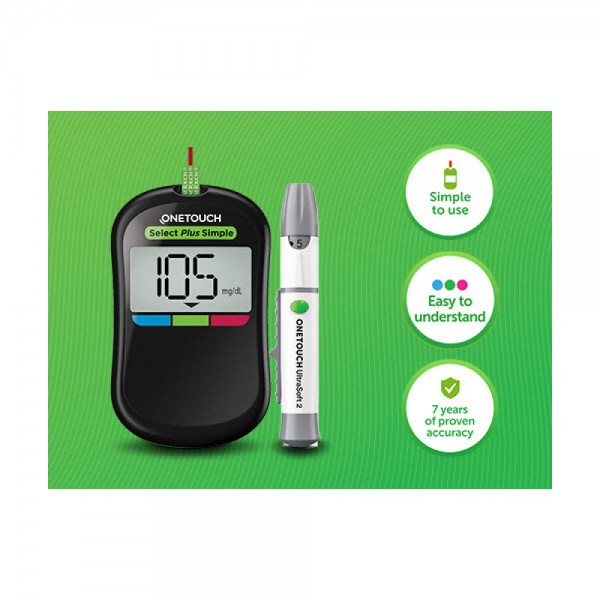 Onetouch Select Plus Simple Blood Glucose Meter