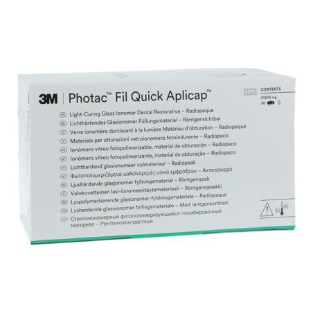 3M Photac Fil Quick Glass Ionomer Aplicap Capsule Assorted Shades Refill 50/Bx