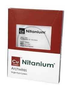 أسلاك تقويم دائرية Nitanium  عدد 10
