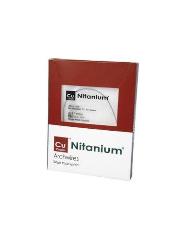 أسلاك تقويم دائرية Nitanium  عدد 10