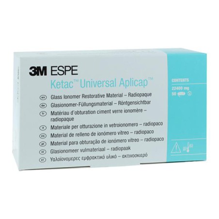 3M Ketac Universal Aplicap Glass Ionomer Composite Restorative A3.5 Refill 50/Pk