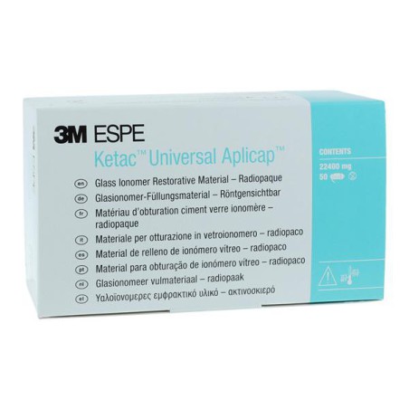 3M Ketac Universal Aplicap Glass Ionomer Composite Restorative Wt Rfl 50/Pk