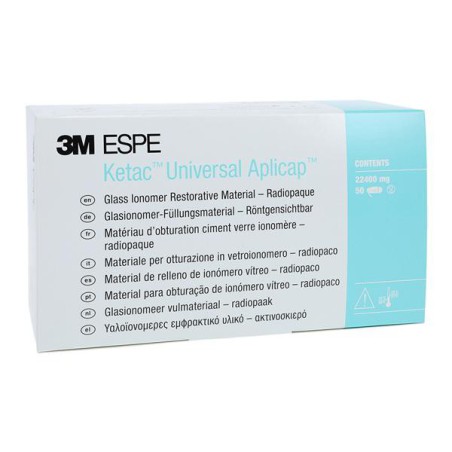 3M Ketac Universal Aplicap Glass Ionomer Composite Restorative A2 Refill 50/Pk