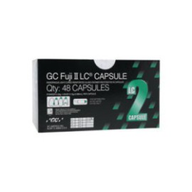 GC Fuji II LC Glass Ionomer Capsule C2 Refill 48/Bx