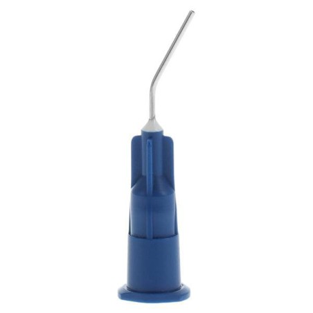 Prebent Applicator Tips Dark Blue 22 Gauge 100/Pk