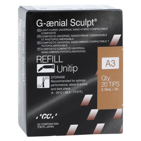 G-aenial Sculpt Universal Composite A3 Unitip Refill 20/Pk