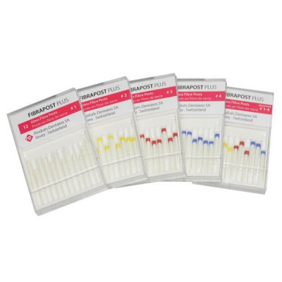 Fiberapost Plus DC, White, Assorted Kit, No. 1-4, Post + Reamers