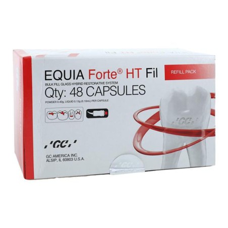 Equia Forte HT Glass Ionomer Capsule B2 Refill 48/Pk