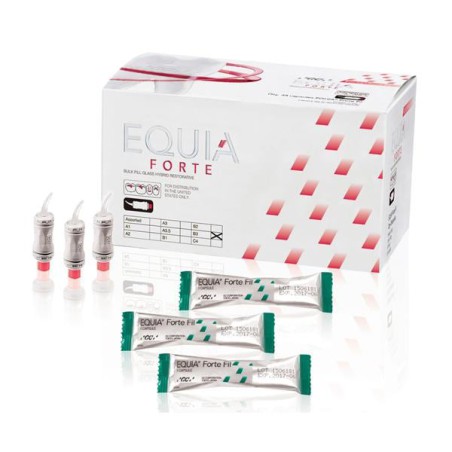 EQUIA Forte Fil Glass Ionomer Capsule B3 Refill 48/Bx