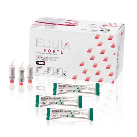 EQUIA Forte Fil Glass Ionomer Capsule C4 Refill 48/Bx