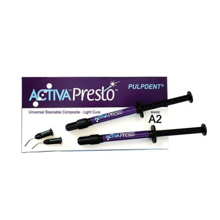 ACTIVA Presto BioACTIVE Universal Composite A2 1.2 mL Light Cure Kit