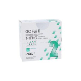 GC Fuji II Glass Ionomer Powder / Liquid 23 Dark Gray 1:1 Package Ea