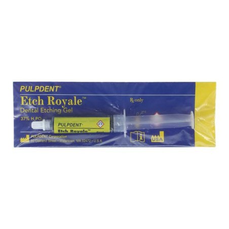 Etch Royale 37% Phosphoric Acid Syringe Etching Gel 6 mL Ea