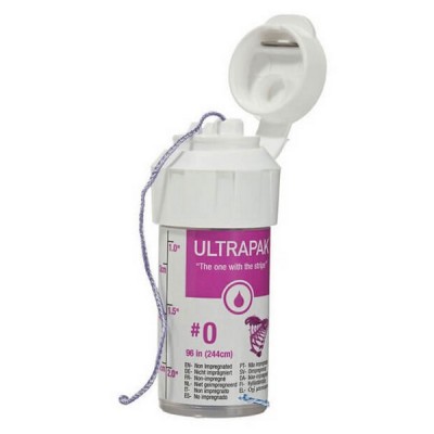 Ultrapak, 100% Cotton Knitted Retraction Cord, Size No. 0
