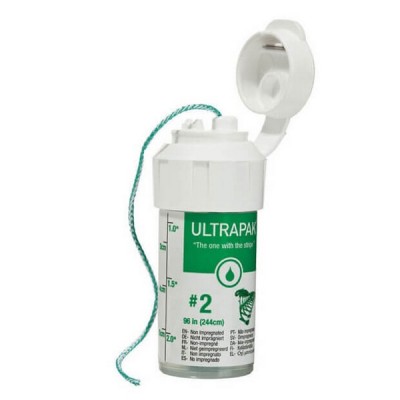 Ultrapak, 100% Cotton Knitted Retraction Cord, Size No. 2