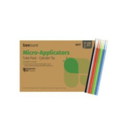 Beesure Bendable Micro Applicator Black / White 400/Bx