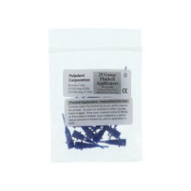 Flocked Applicator Tips Dark Blue 25 Gauge 20/Pk