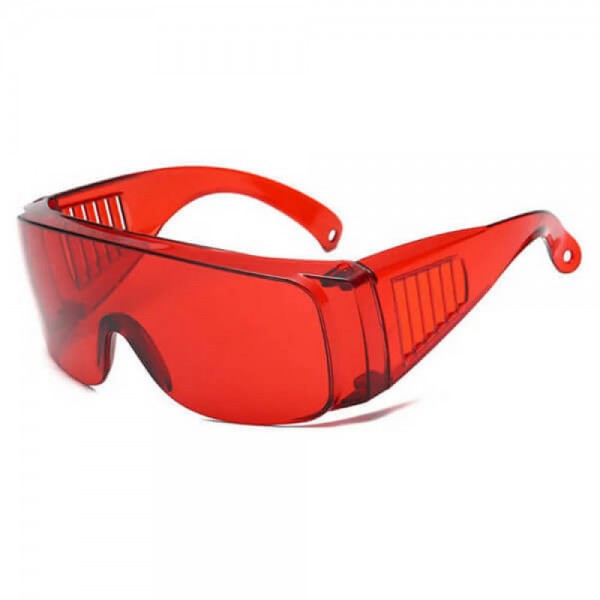 Red UV Protective Safety Glasses