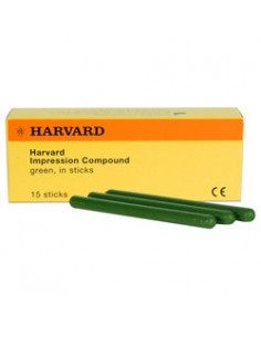 Harvard Impression Compound green Box with 15 sticks 125 g