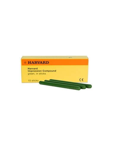 Harvard Impression Compound green Box with 15 sticks 125 g