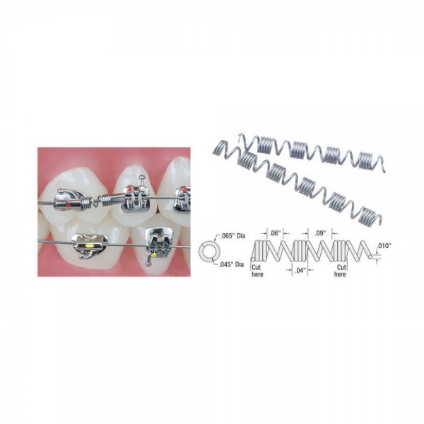 TruFlex NiTi Distalizing Spring Spool/7", 10x45, PK/3